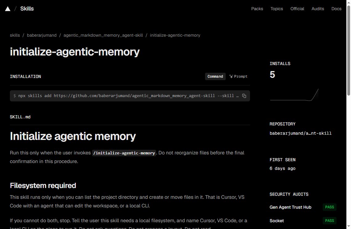 initialize-agentic-memory website screenshot